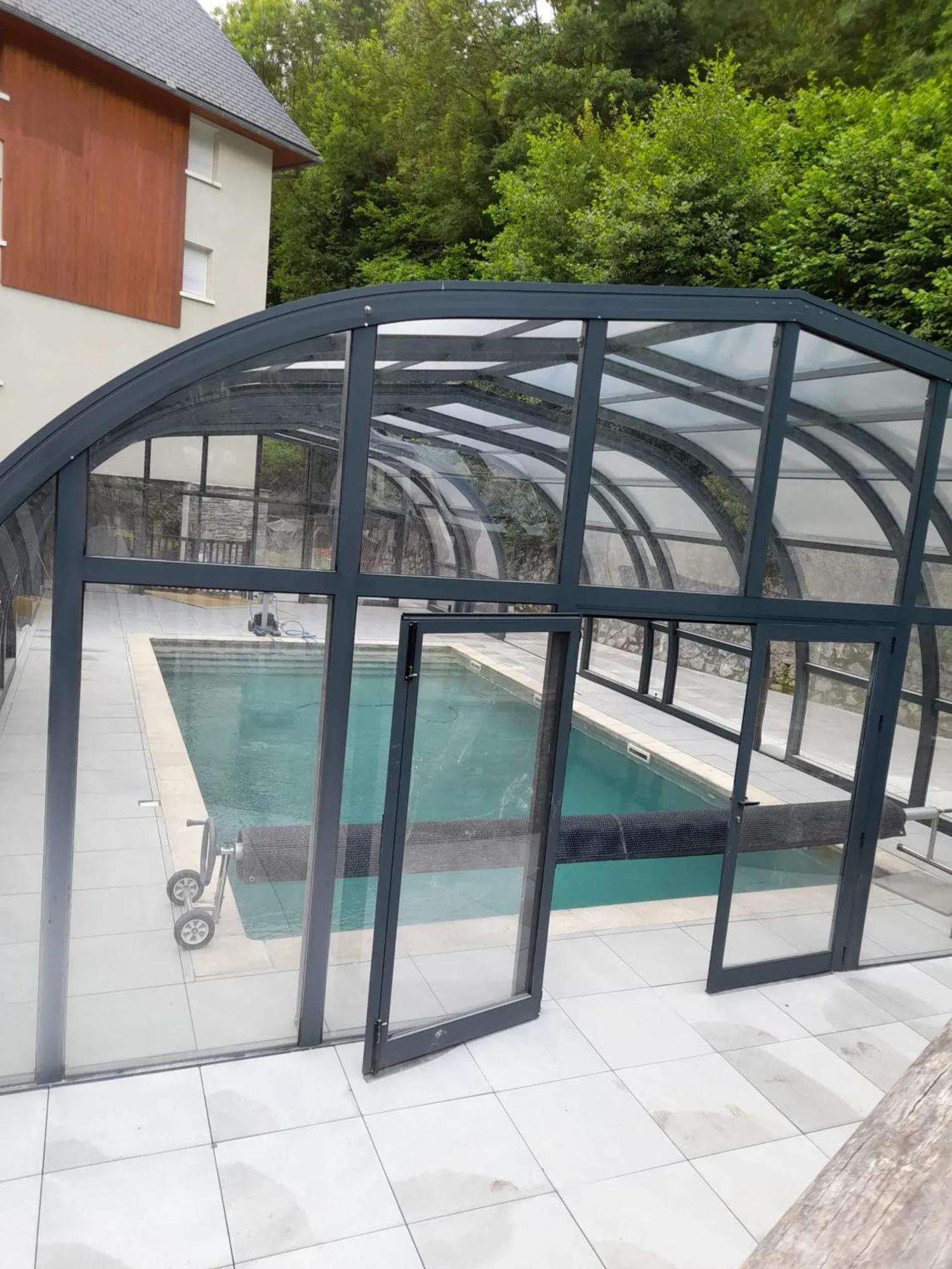 Appartement Avec Vue Sur La Montagne A Saint Lary Soulan 28 M² Piscine Экстерьер фото